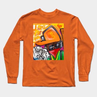 DJ street art Long Sleeve T-Shirt